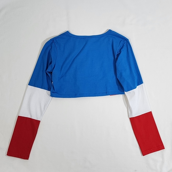 Marvel's Captain America / American Dream Cosplay Costume Crop Top - Picture 5 of 8